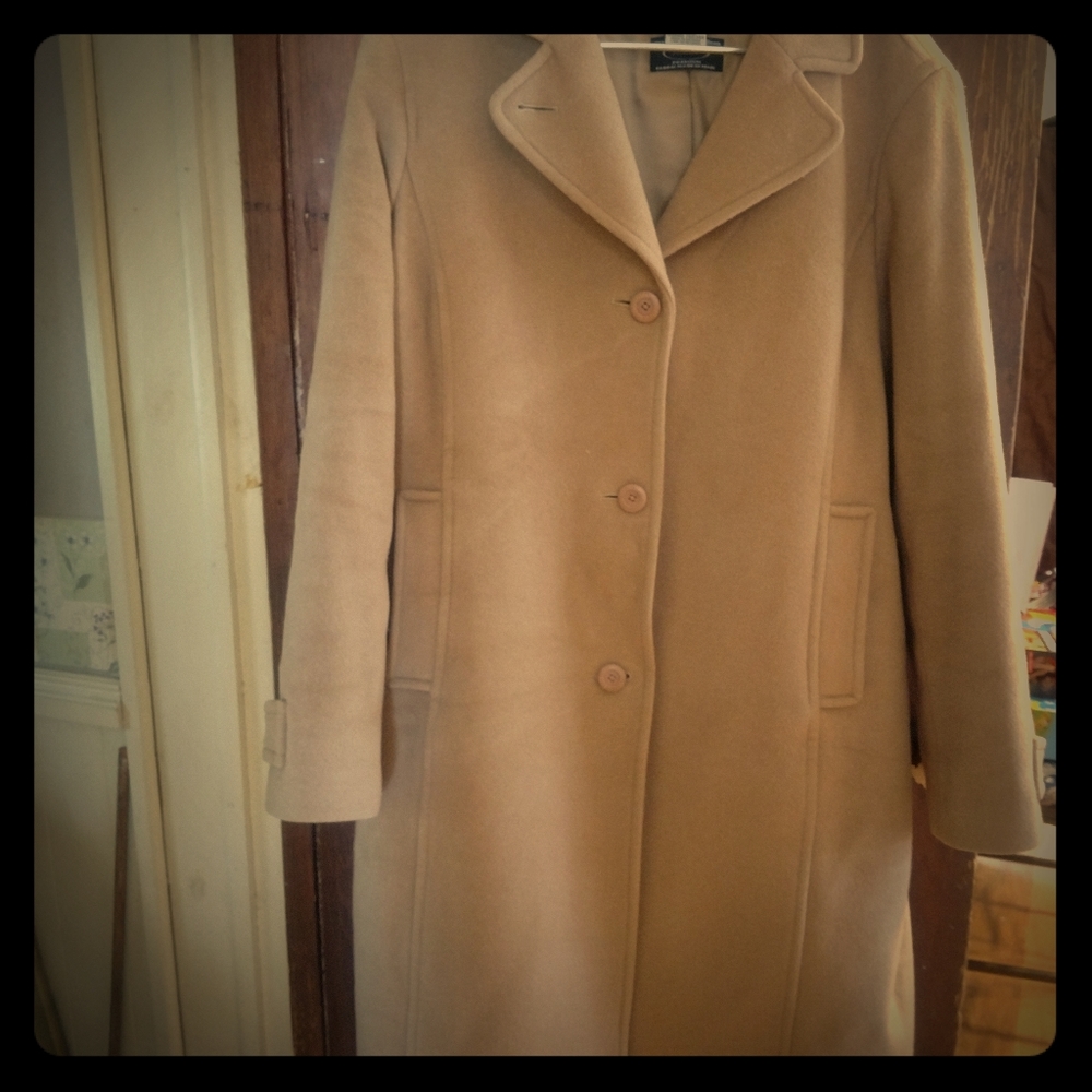 L.L. Bean long polo coat.